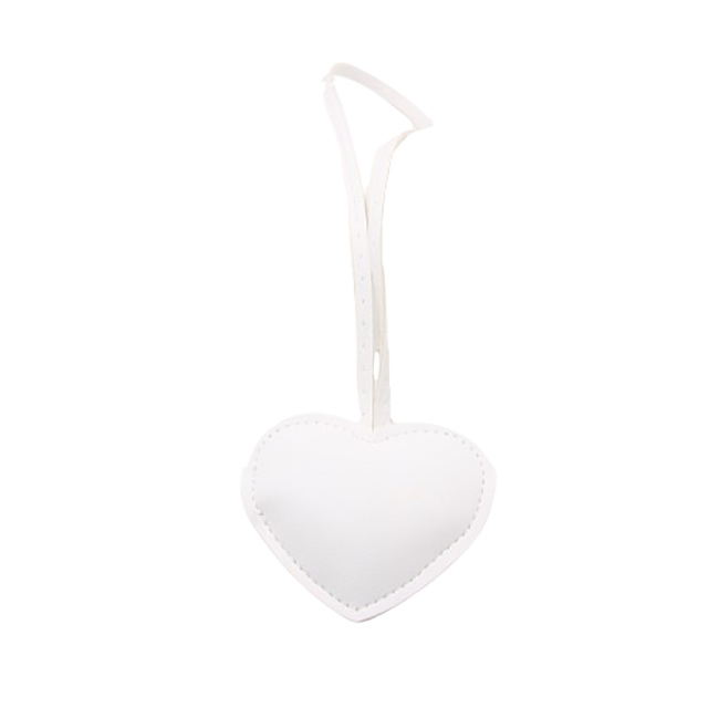 Leather Heart Keychain