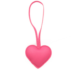 Leather Heart Keychain