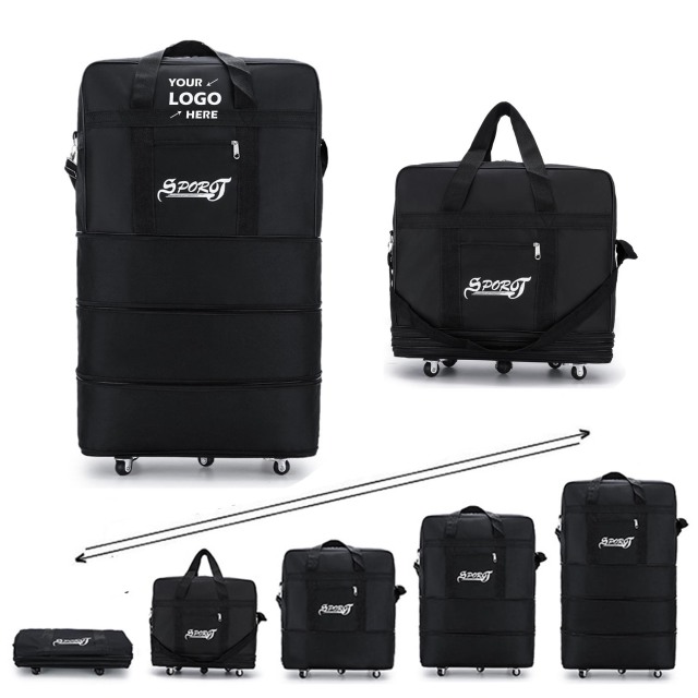 27“ Adjustable Capacity Rolling Duffel Bag