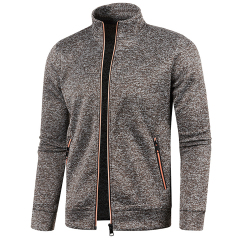 Men's Full Zip Jacket With Zipper Pockets