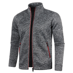 Men's Full Zip Jacket With Zipper Pockets