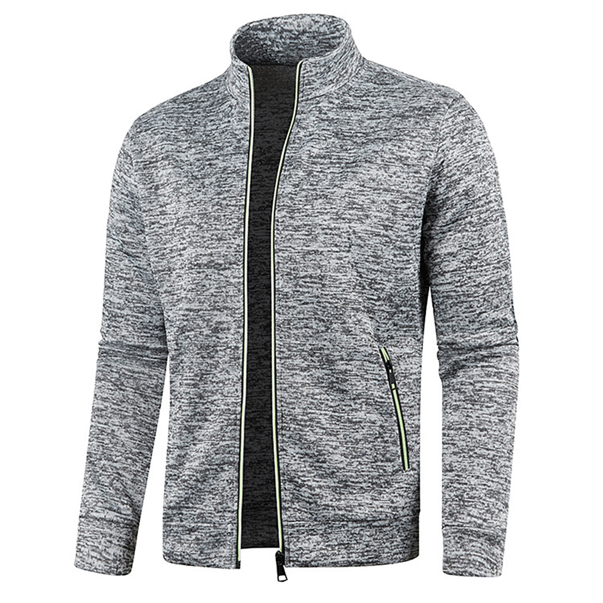 Men's Full Zip Jacket With Zipper Pockets