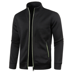Men's Full Zip Jacket With Zipper Pockets