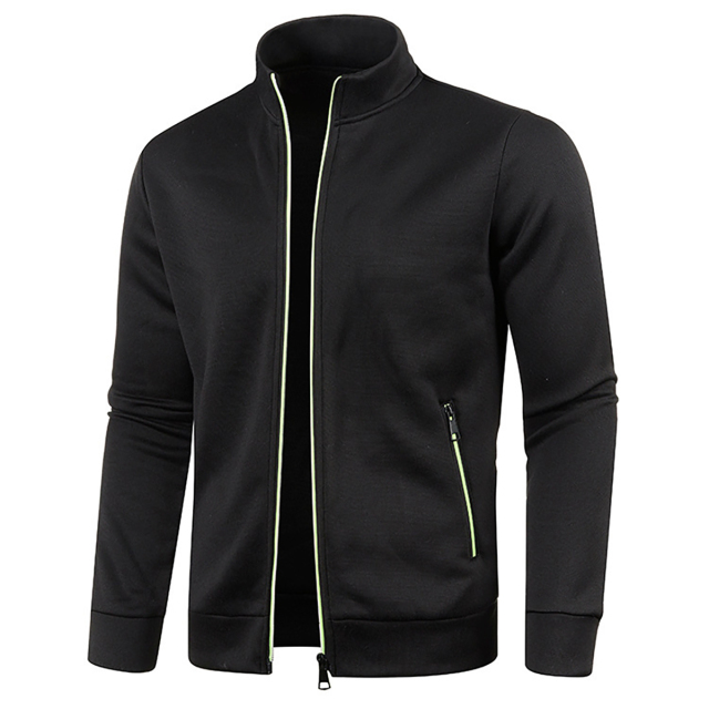 Men's Full Zip Jacket With Zipper Pockets