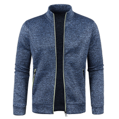 Men's Full Zip Jacket With Zipper Pockets