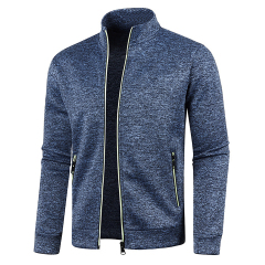 Men's Full Zip Jacket With Zipper Pockets