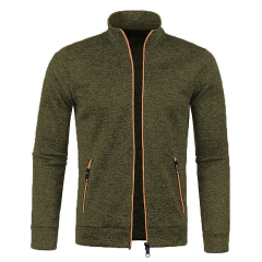 Men's Full Zip Jacket With Zipper Pockets