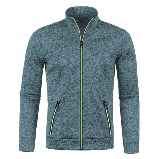 Men's Full Zip Jacket With Zipper Pockets
