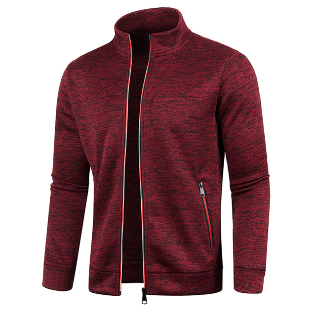 Men's Full Zip Jacket With Zipper Pockets