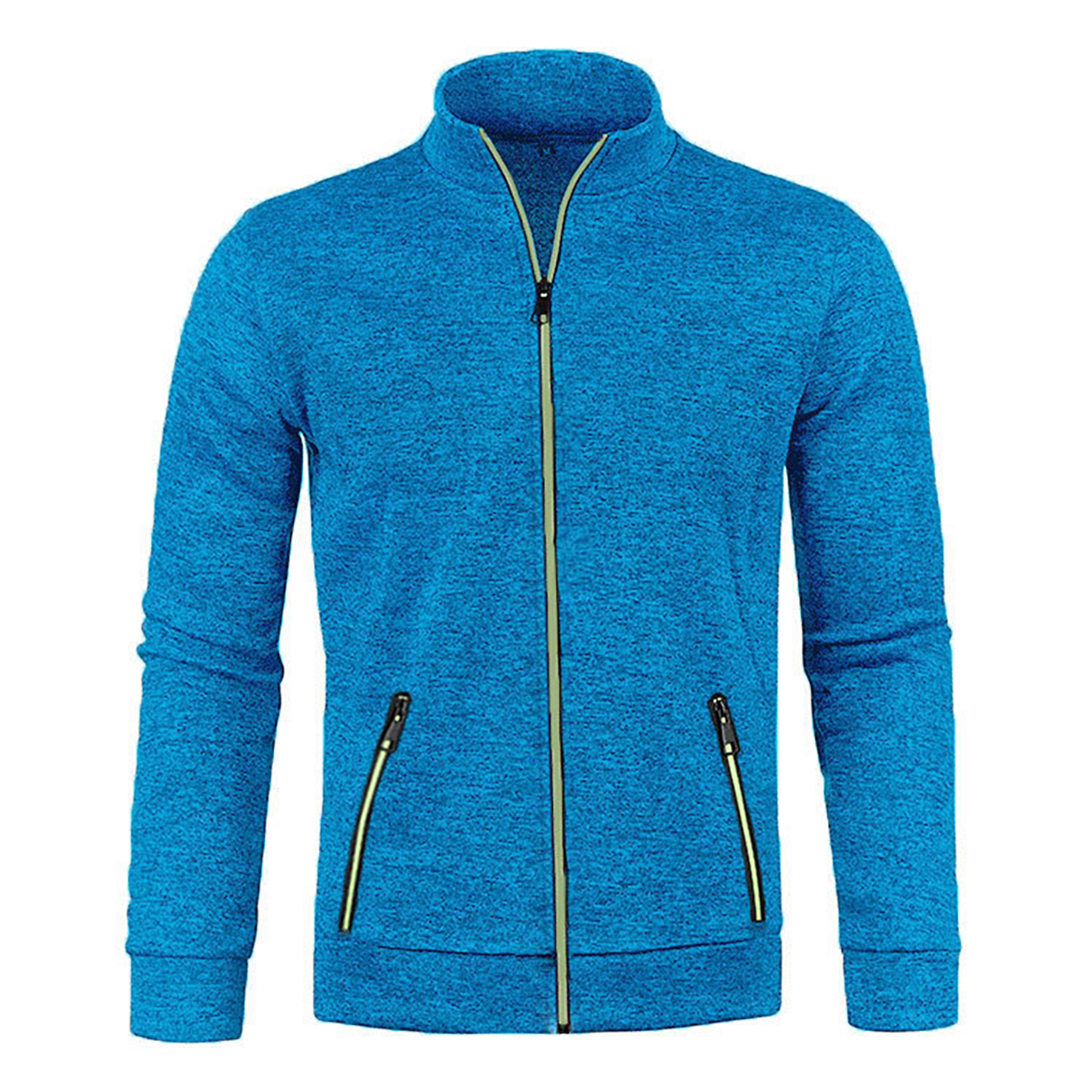 Men's Full Zip Jacket With Zipper Pockets