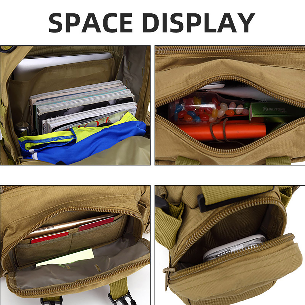Multifunctional Travel Tactics Backpack