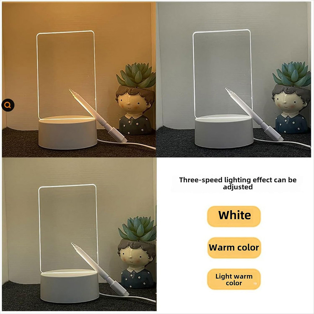 Night Light With Message Board