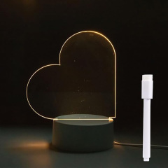 Night Light With Message Board