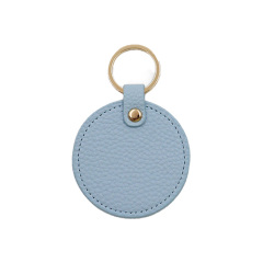 PU Leather Round Keychain