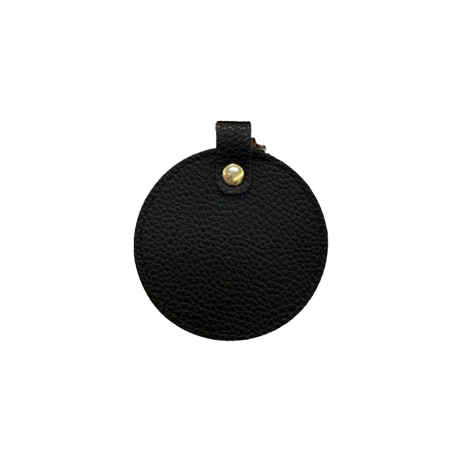 PU Leather Round Keychain