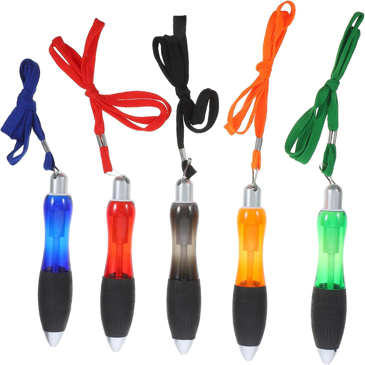 Retractable Fat Ballpoint Pens With Hanging Rope