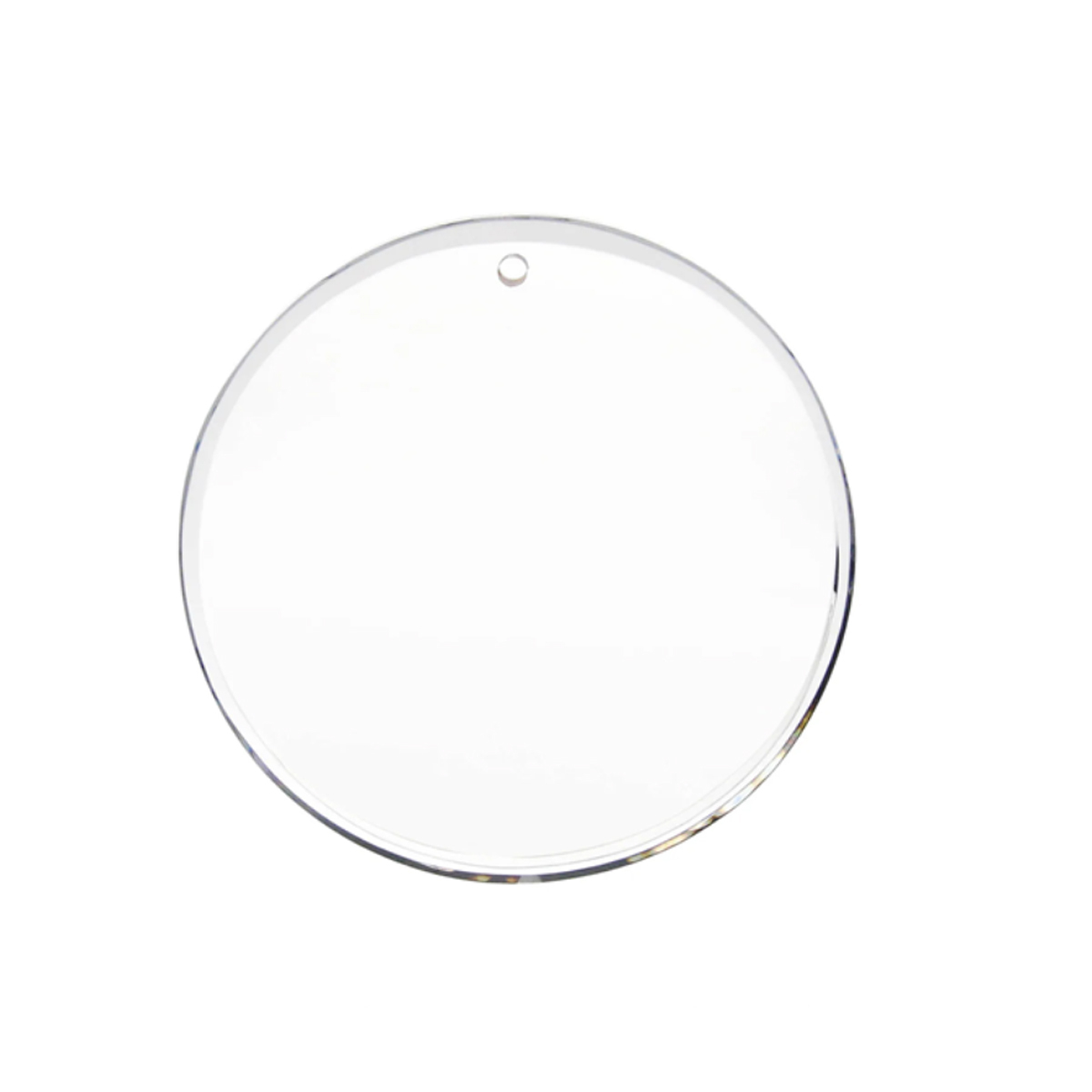 Round Crystal Glass Ornament