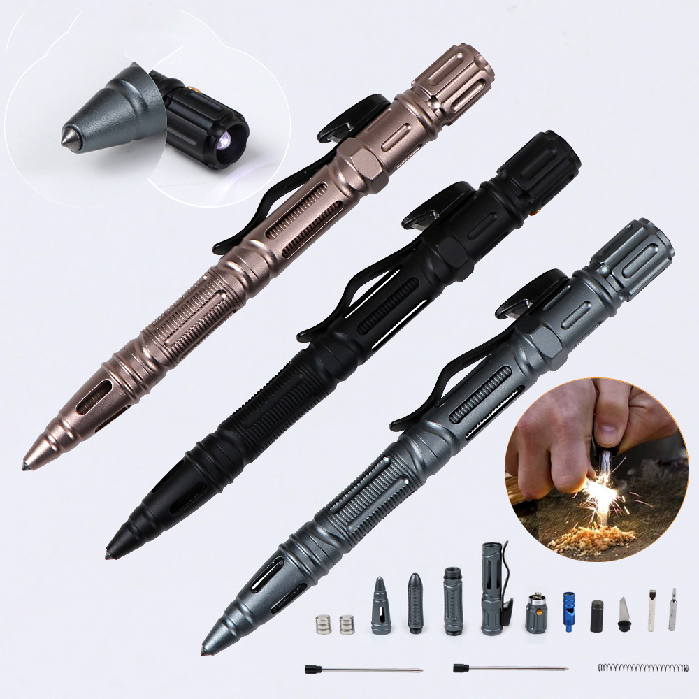 Self-Defense Tactical Pen With LED Light