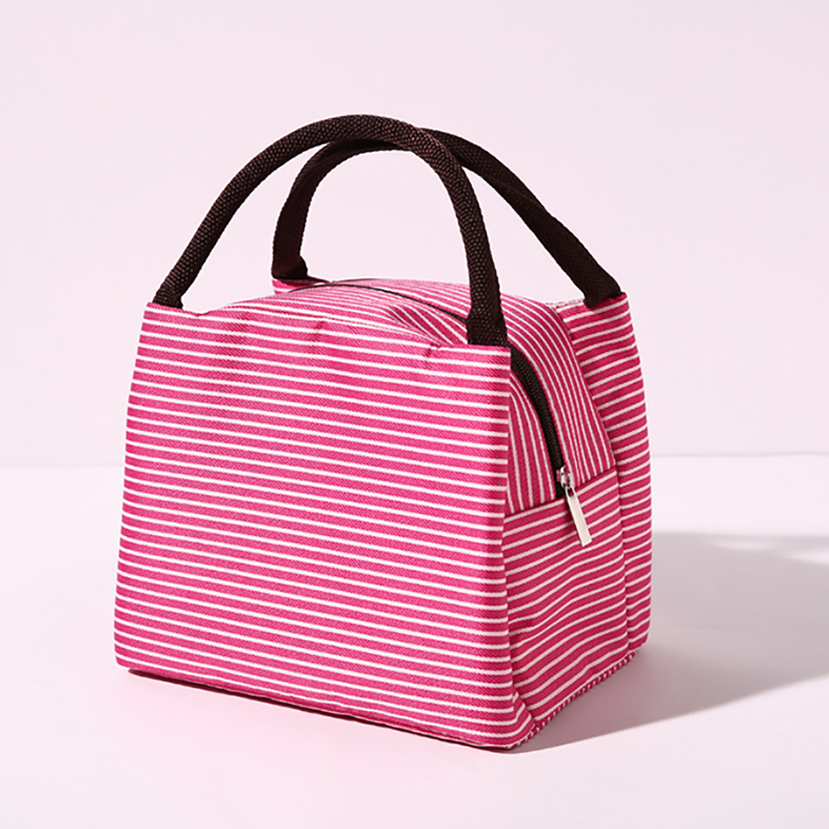 Sripe Cooler Lunch Bag