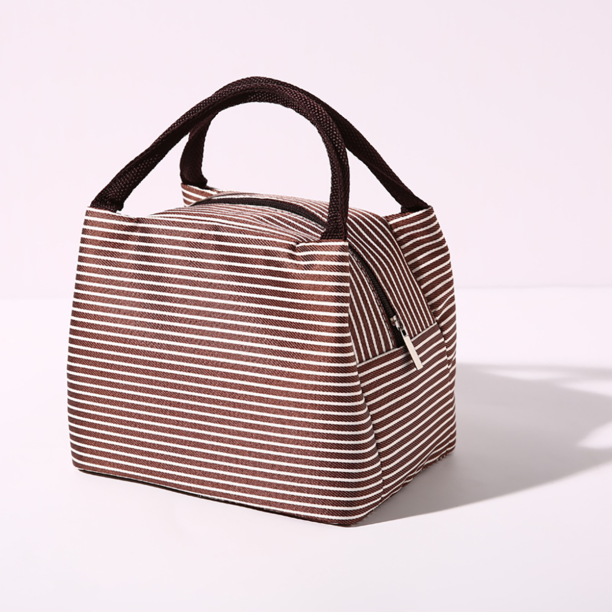 Sripe Cooler Lunch Bag