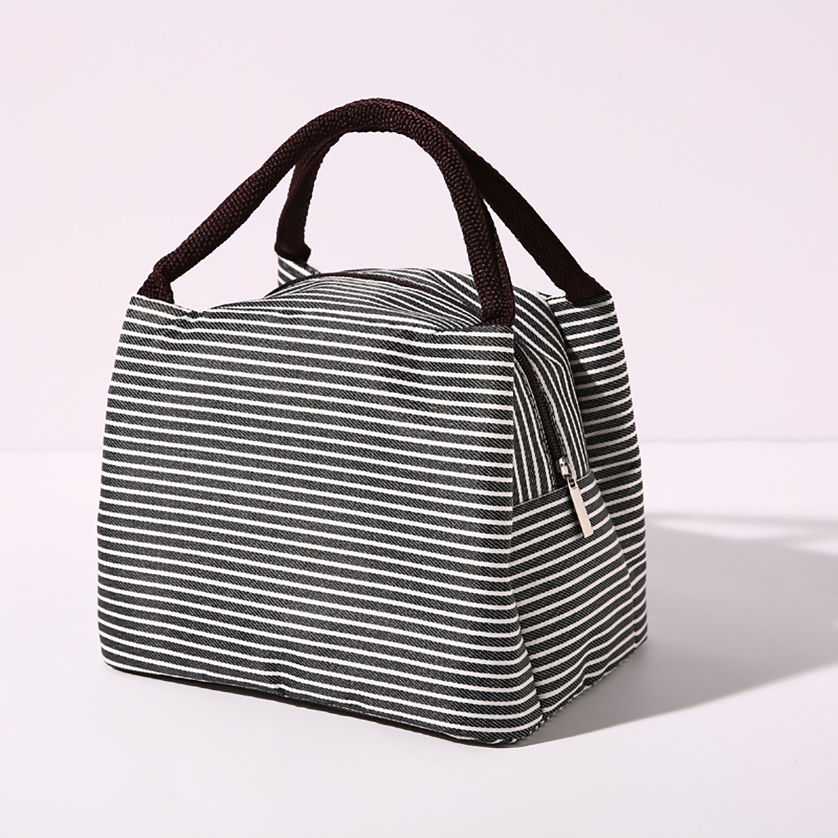 Sripe Cooler Lunch Bag