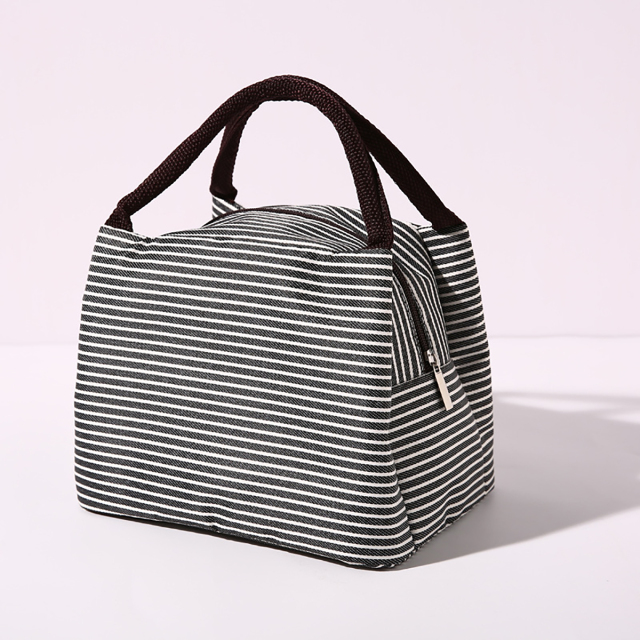 Sripe Cooler Lunch Bag