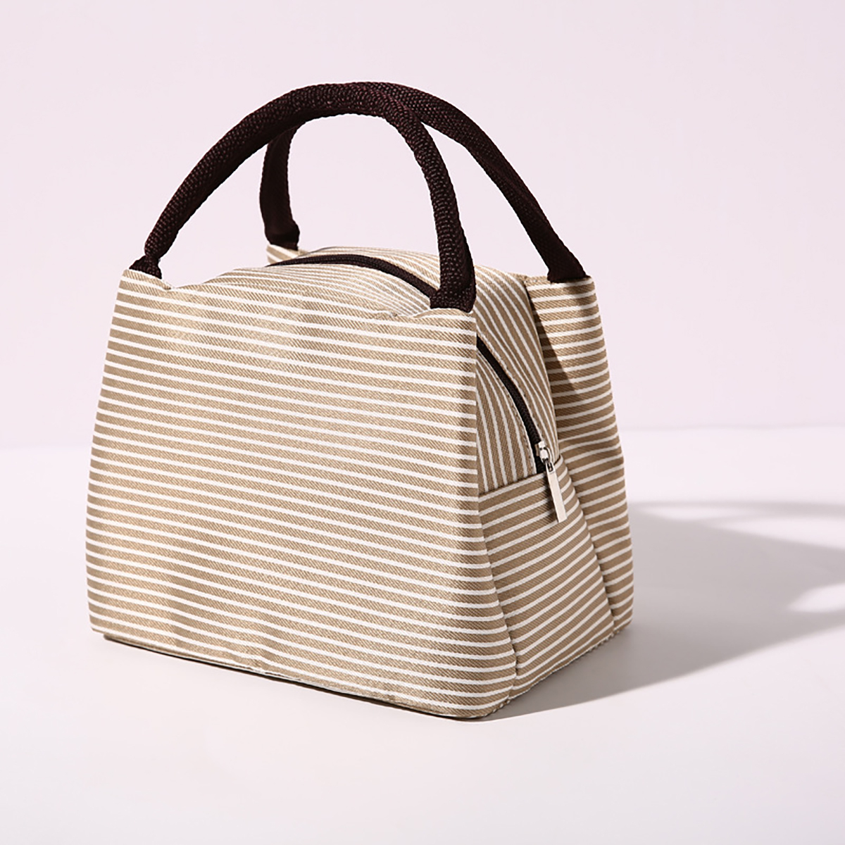 Sripe Cooler Lunch Bag