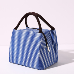Sripe Cooler Lunch Bag