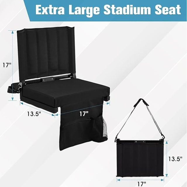 Stadium Seat With Back Support