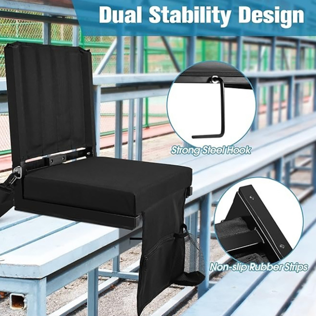 Stadium Seat With Back Support