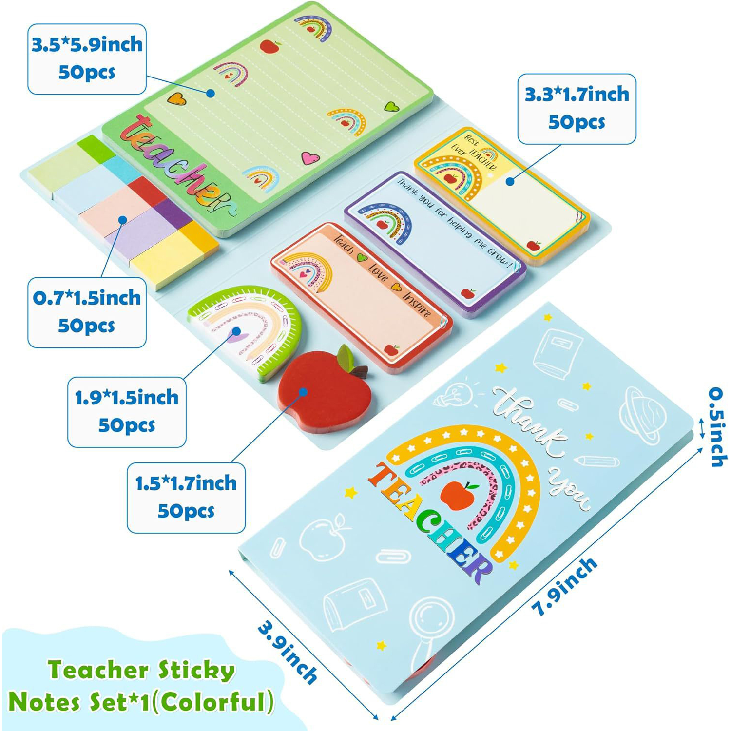 Teacher Sticky Notes Set