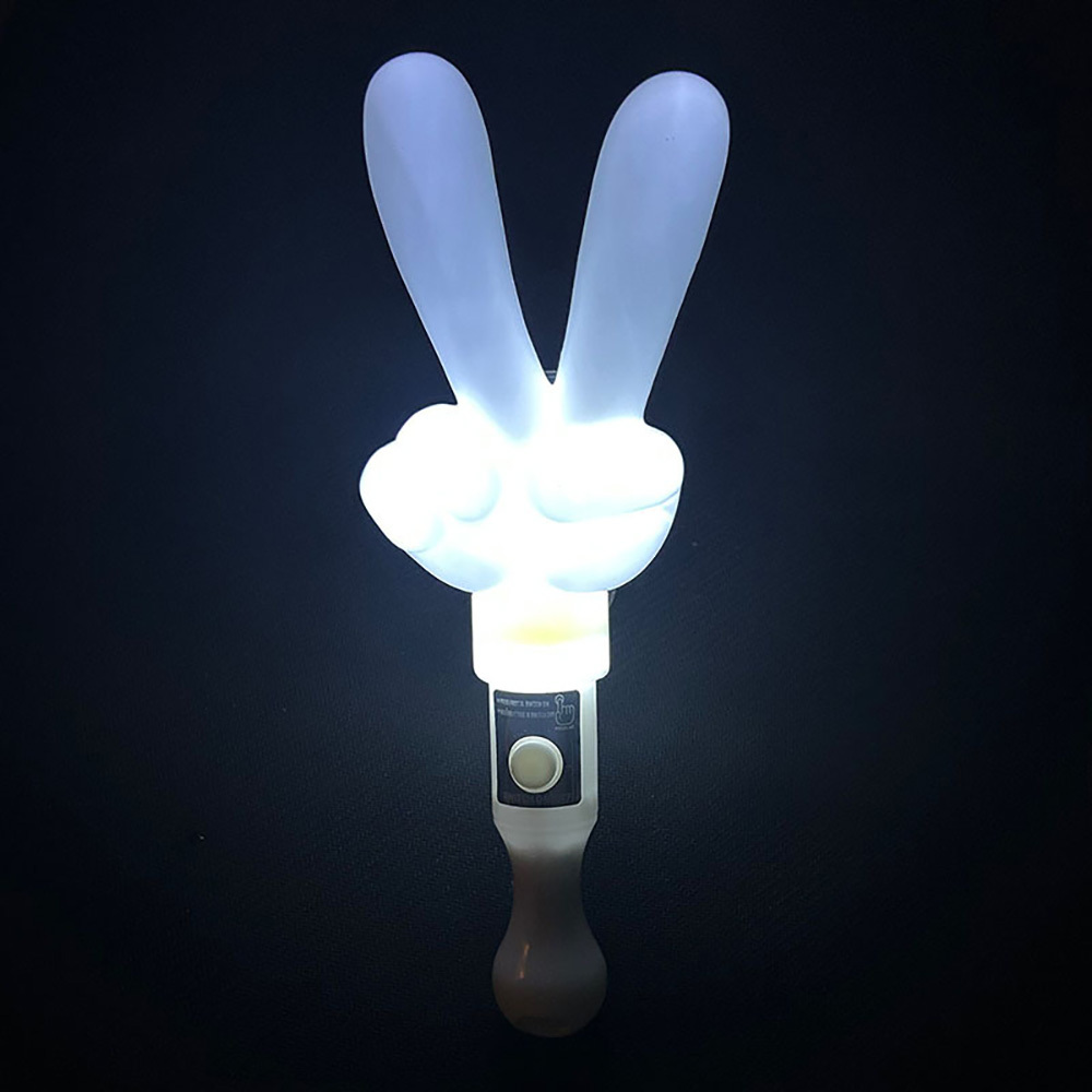Victory-shaped LED Cheering Wand