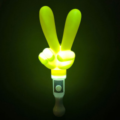 Victory-shaped LED Cheering Wand