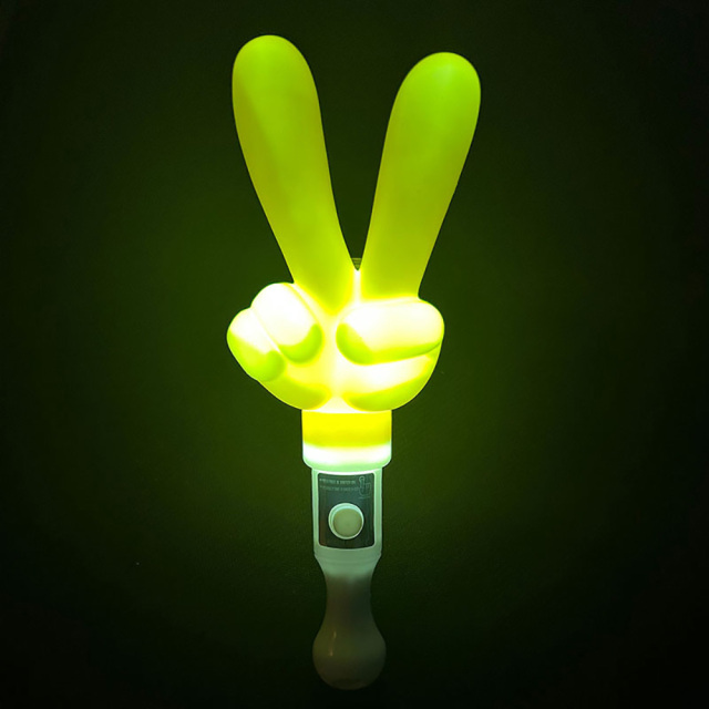 Victory-shaped LED Cheering Wand