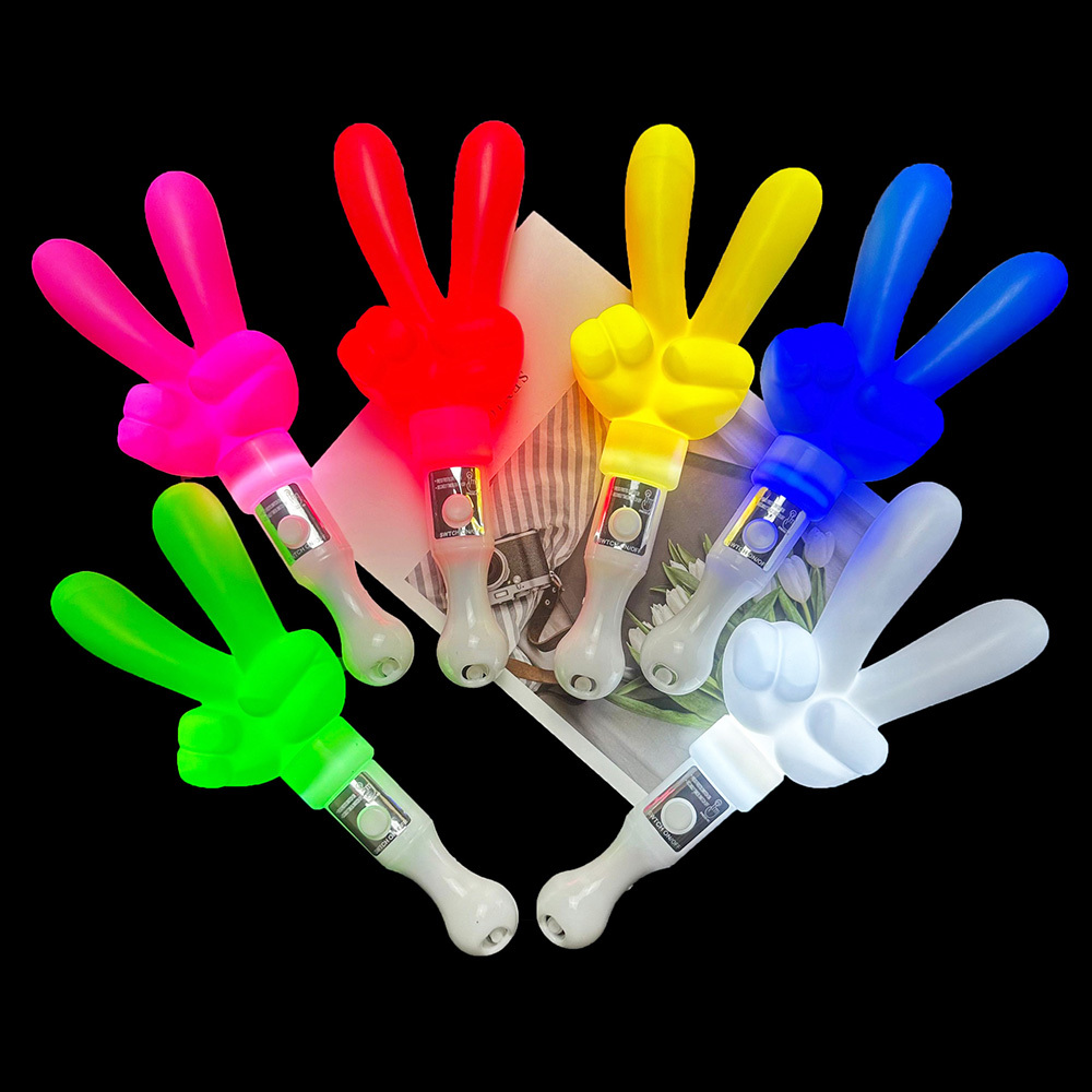 Victory-shaped LED Cheering Wand