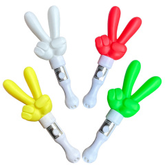 Victory-shaped LED Cheering Wand