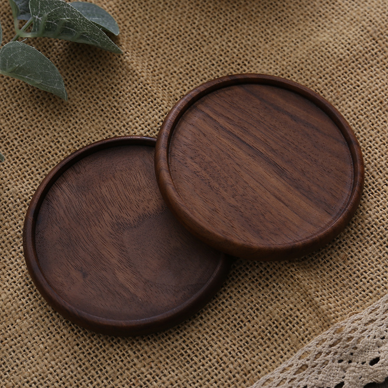 Walnut Wooden Cup Coaster