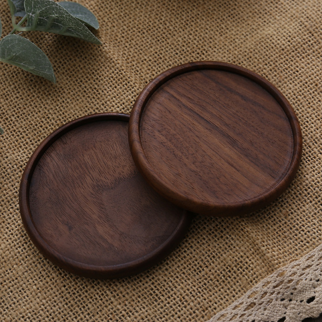Walnut Wooden Cup Coaster