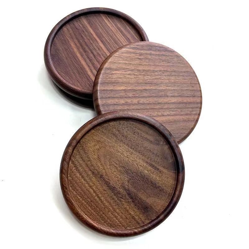Walnut Wooden Cup Coaster