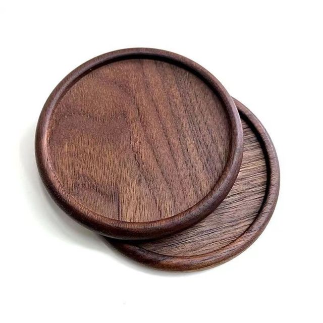 Walnut Wooden Cup Coaster