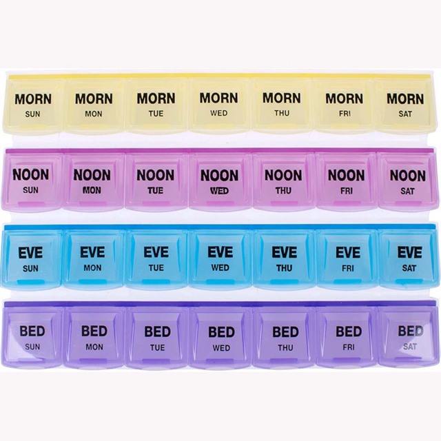 7 Day Meds Organizer Pill Box