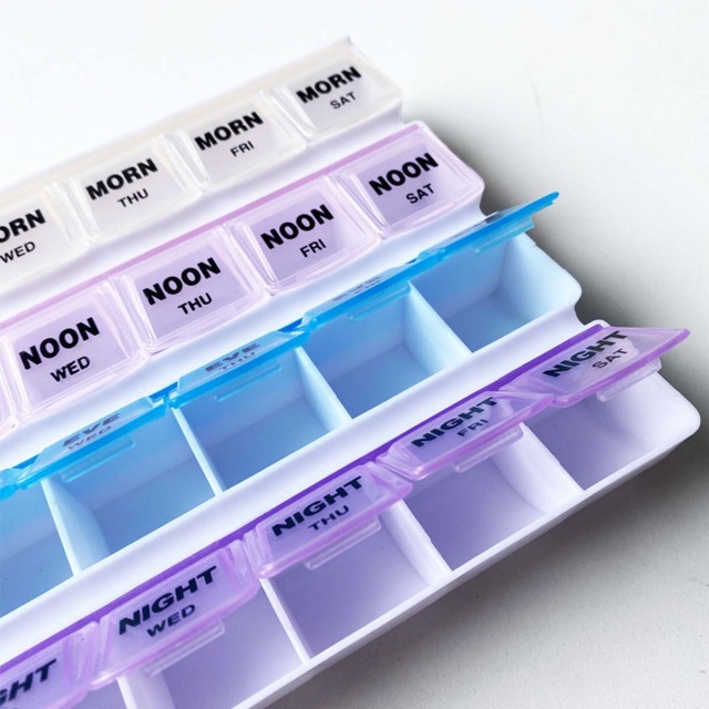 7 Day Meds Organizer Pill Box