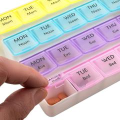 7 Day Meds Organizer Pill Box