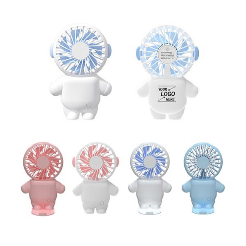 Astronaut Mini Hand Fan with Phone Holder