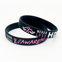 Breast Cancer Awareness Silicone Bracelet