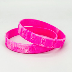 Breast Cancer Awareness Silicone Bracelet