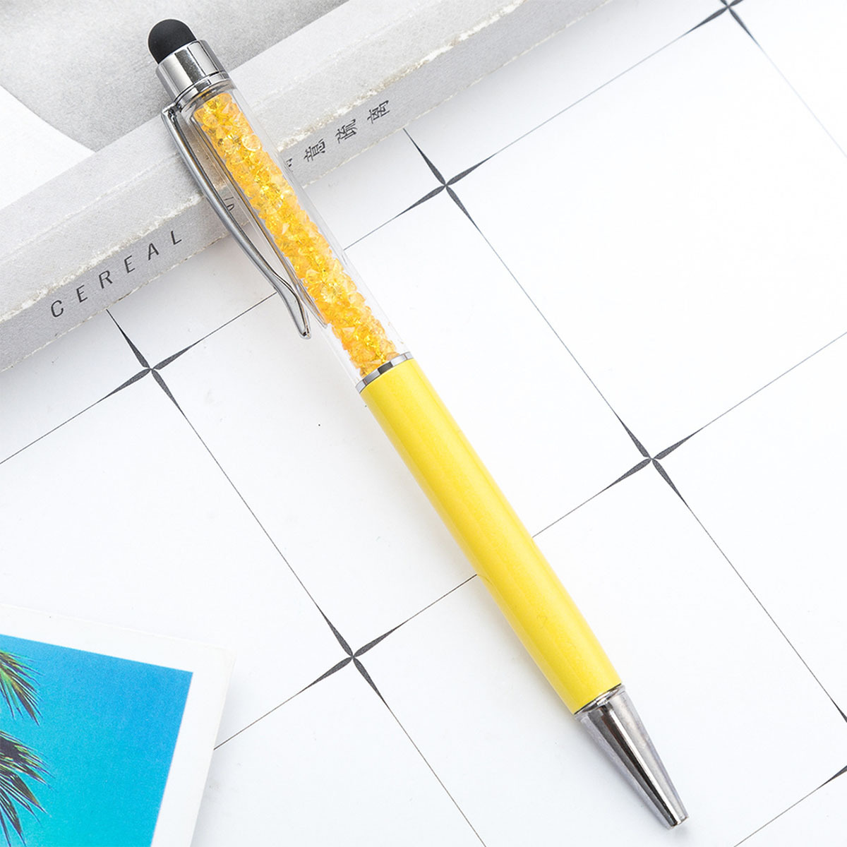 Crystal Capacitor Ballpoint Pen