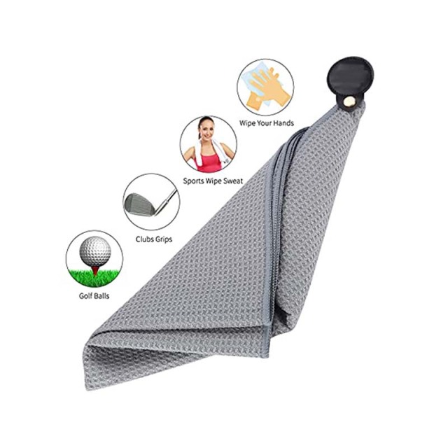 Golf towel magnetic clip
