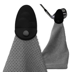 Golf towel magnetic clip
