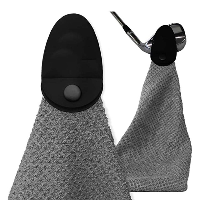 Golf towel magnetic clip